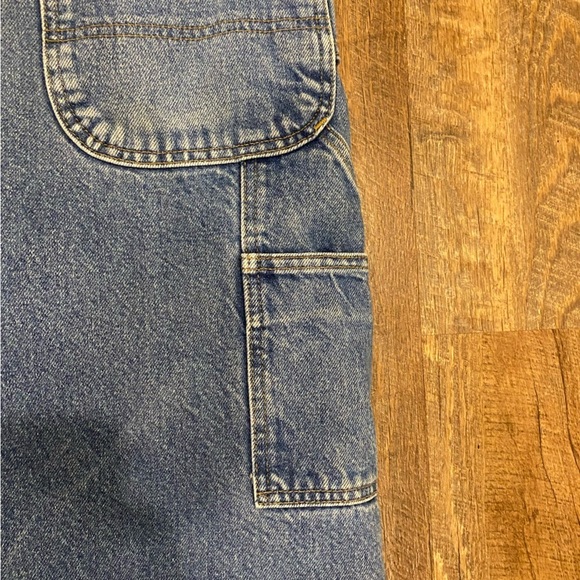 Vintage Carhartt Flannel Lined Carpenter Distressed Jeans - Picture 7 of 12